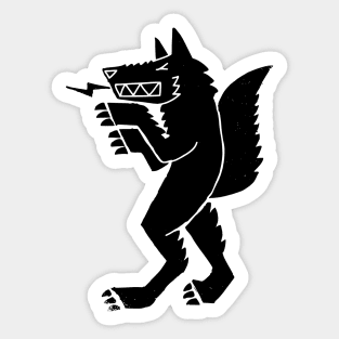 werewolf man wolf Sticker